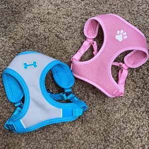 2 Pack of Top Paw Mesh Comfort Dog Harnesses - S